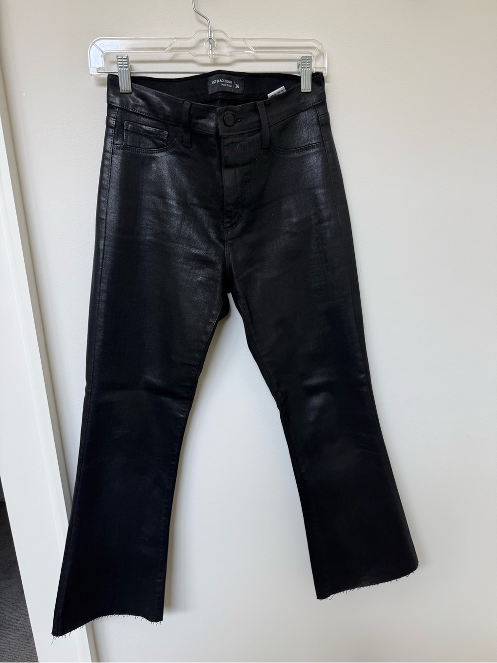 Just Black Denim Coated Black Jeans